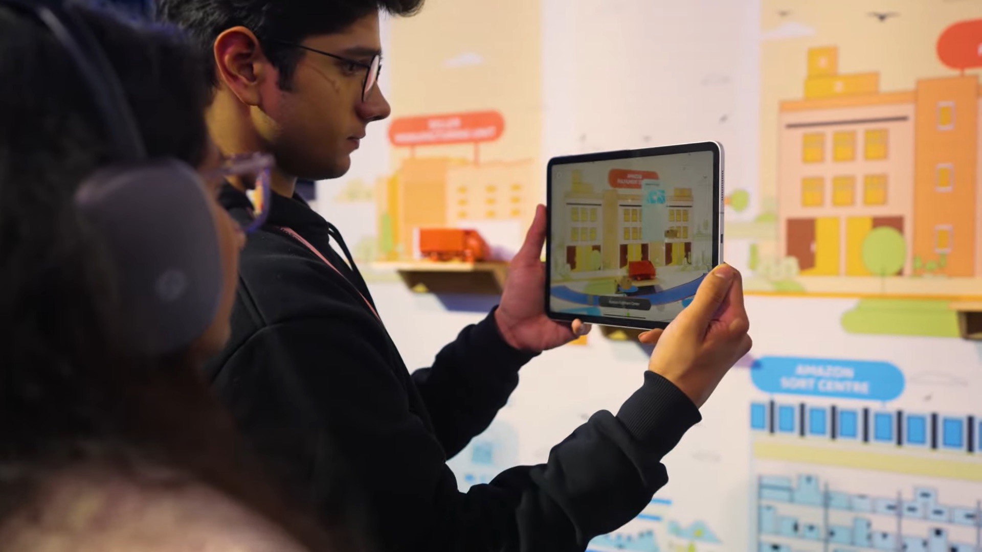 Interactive ar experience with ipad at amazon